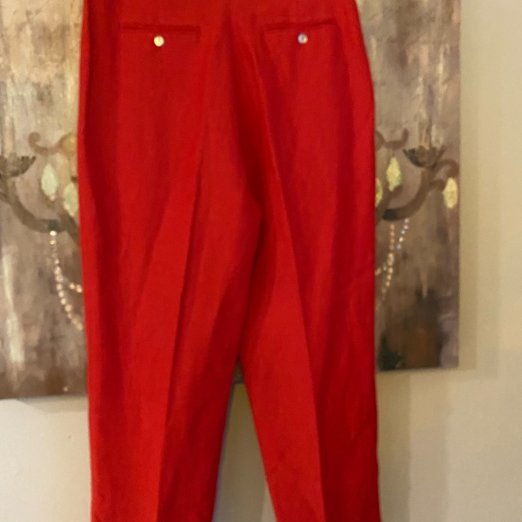 EUC Sigrid Olsen Linen Sequin Cuffed Pants❤️ - Picture 6 of 9